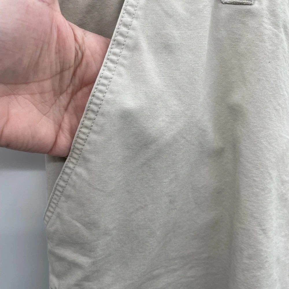 Columbia tan Men flat front activewear casual athleisure outdoor summer short 42